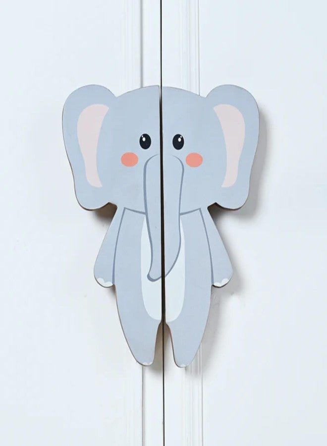 Look Mumma Elephant Premium Cupboard Handle/Drawer - Handcrafted Kids Room Hardware - Image 1
